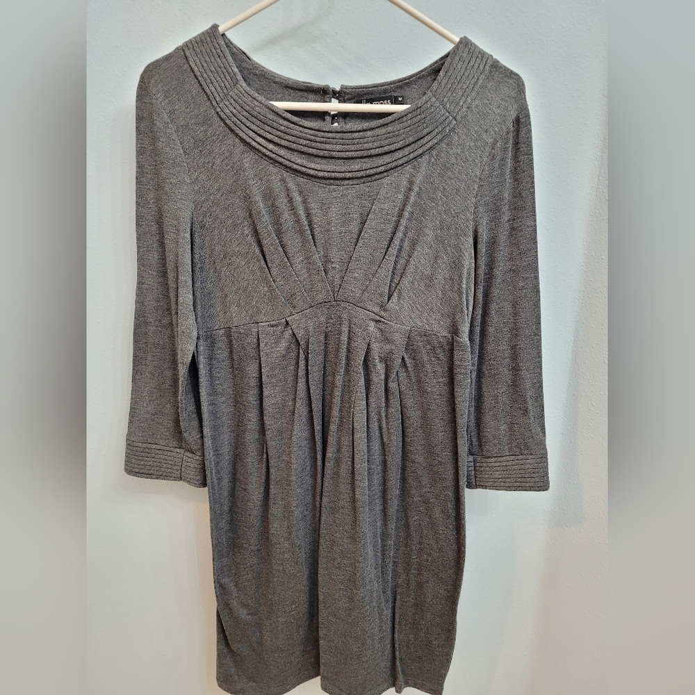 Ella Moss grey knit dress size medium